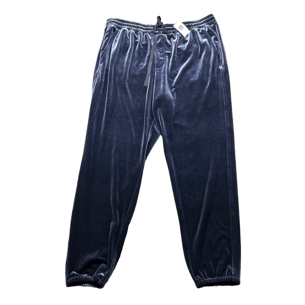 Gap Velvet Jogging Pants Womens Large Dark Purple Joggers Athletic 938368-03-1